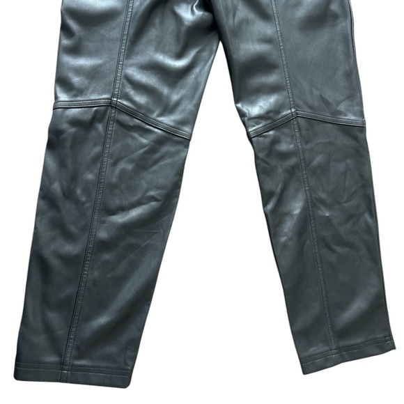 Nordstrom Black Faux Leather Pants - Picture 10 of 11